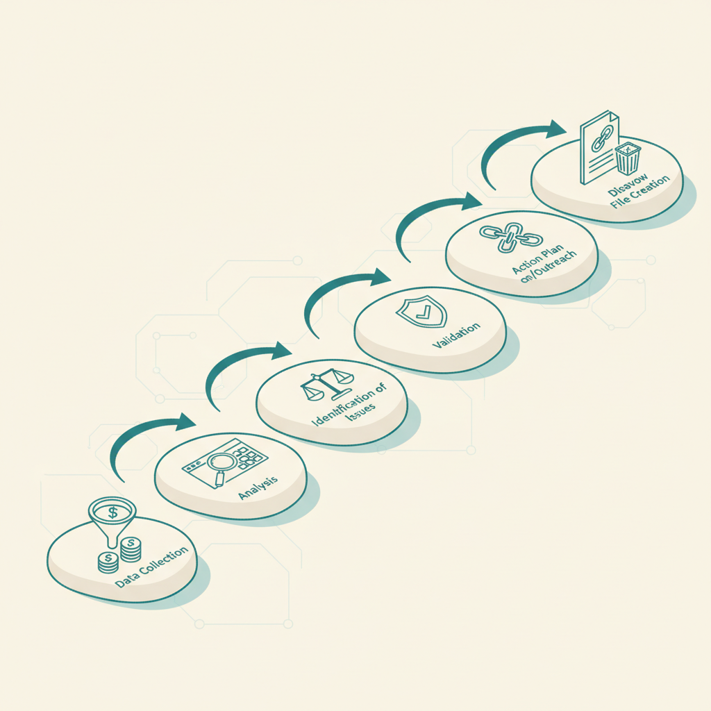 Infographic for How to Do a Backlink Audit: Step-by-Step