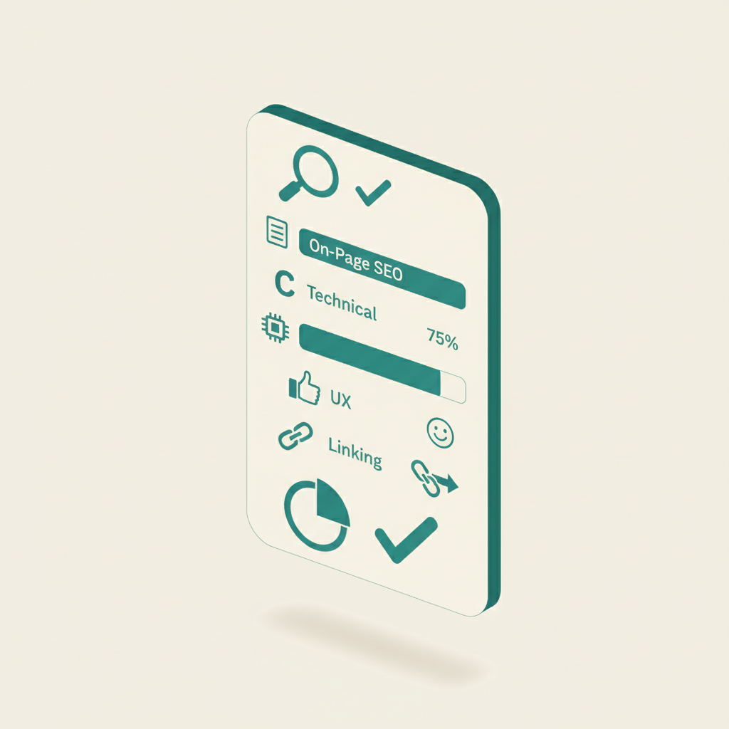 Infographic for on page seo audit article