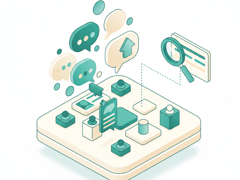 Isometric illustration for reddit seo strategy article