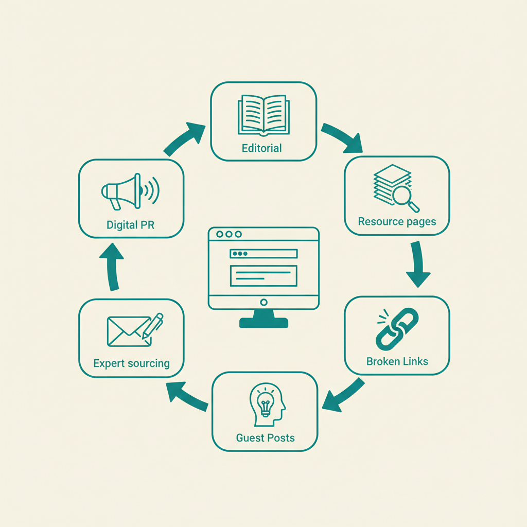 Infographic for White-Hat Link Building Strategies That Work